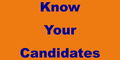 Know your candidate forum Brindabella