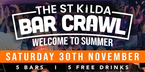 The St Kilda Bar Crawl - Bring on Summer