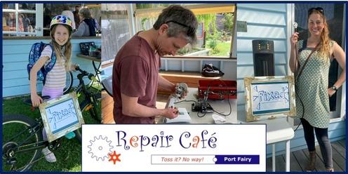 Port Fairy Repair Cafe Event Saturday 18th May 2024
