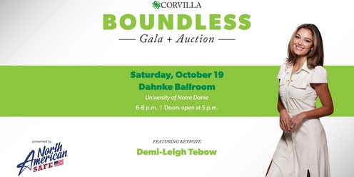 Corvilla's Boundless Gala + Auction presented by North American Safe