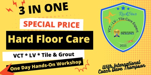 Hard Floor Care Skills Training* VCT * LV * Tile/Grout - Lakeland * 1/14/25