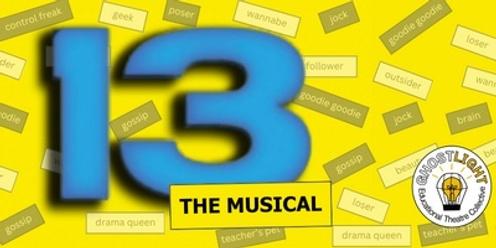 13: the musical (Cast C) - Saturday, 5/18 2:00 pm
