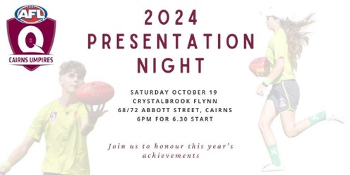 2024 AFLCUA Presentation Night