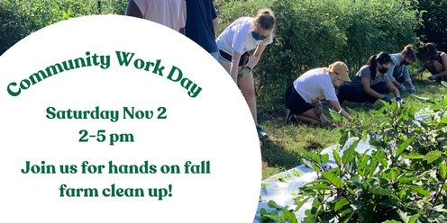 Fall Community Workday