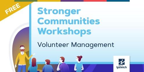 Stronger Communities  -  Volunteer Management