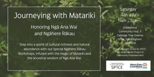 Journeying with Matariki - Honoring Ngā Ana Wai and Ngāhere Rākau