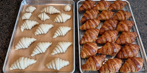 Croissant Demonstration at Huth and Harris (H2) wine bar