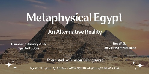 Metaphysical Egypt: An Alternative Reality