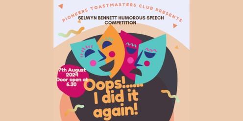 Pioneers Toastmasters Presents - The Selwyn Bennett Competition 2024 
