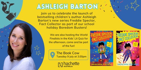School Holiday Boredom Buster Book Launch: Freddie Spector, Fact Collector