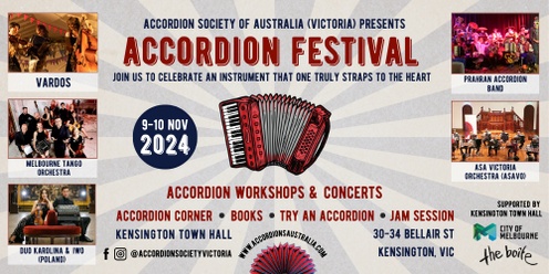 Accordion Society of Australia (Vic) Festival 2024