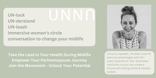 Copy of Midlife Toolbox @RR: Perimenopause Program Series with Unna.