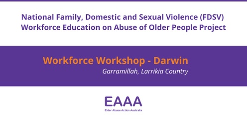 Workforce Consultation Workshop - Darwin NT