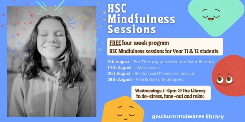 HSC mindfulness sessions