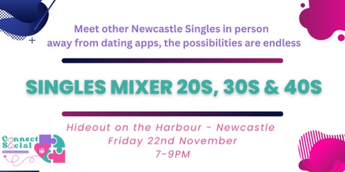 Newcastle Single Mixer Night 20s, 30s and 40s