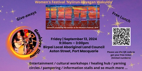 2024 Nyiirun Djiyagan Wakulda Women's festival 