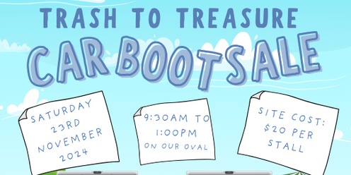 Andrews Creek Primary School Trash to Treasure Car Boot Sale 2024