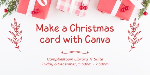 Make a Christmas card with Canva