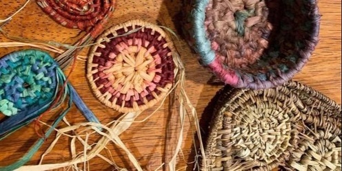 Introduction to coil basket weaving workshop