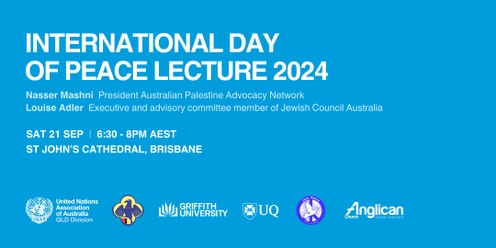 International Day of Peace Lecture 2024 - Uniting for a Just Peace