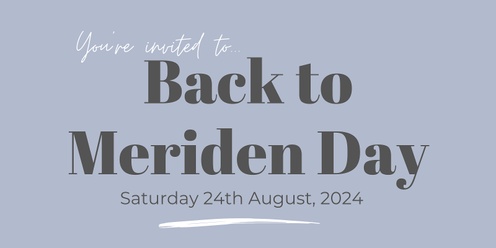 Back to Meriden Day 2024