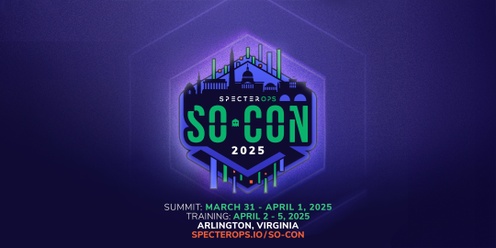 SO-CON 2025 Conference & Training (In-person)