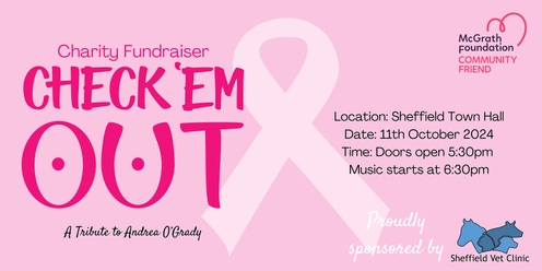 Check 'Em Out - Breast Cancer Fundraiser