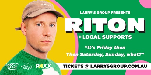 Larry's Group presents: Riton (UK) - Grammy Award Winner