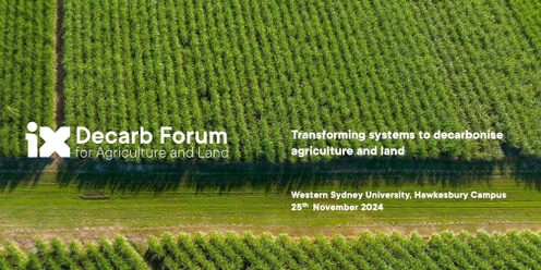 Decarb Forum for Agriculture & Land