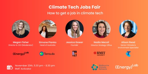 Climate Tech Jobs Fair - How To Get A Job In Climate Tech