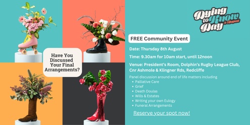Dying to Know Day - FREE Community Event