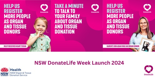 NSW Donate Life Week Launch Event!