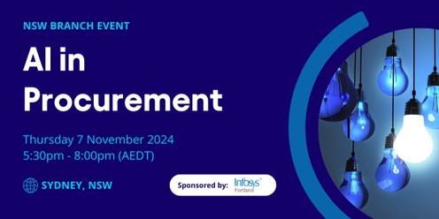 NSW Branch - AI in Procurement 