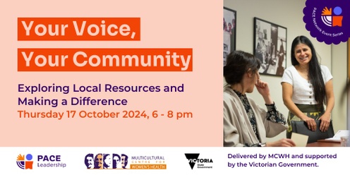 Your Voice, Your Community: Exploring Local Resources and Making a Difference