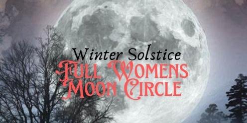Winter Solstice Woman Full Moon Circle