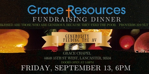 Grace Resources Fundraising Dinner
