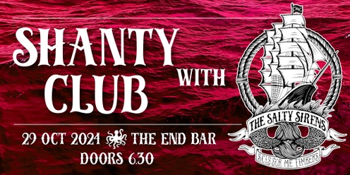 Spooky Shanty Club with The Salty Sirens - Halloween Edition