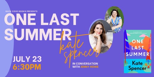 One Last Summer with Kate Spencer