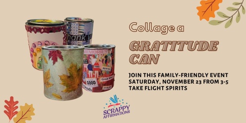 Crafts & Cocktails: Family Gratitude Cans