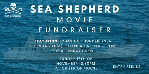 Sea Shepherd Movie Fundraiser