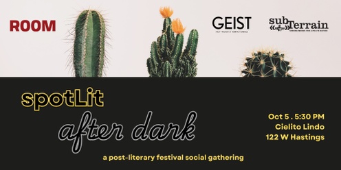 SpotLit After Dark: A Post-Literary Festival Gathering