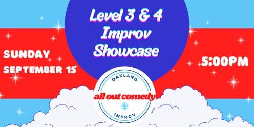 Level 3 and 4 Improv Showcase