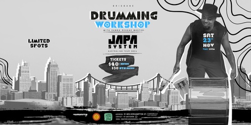 Drumming Workshop 23/11 - Japa System - in Brisbane