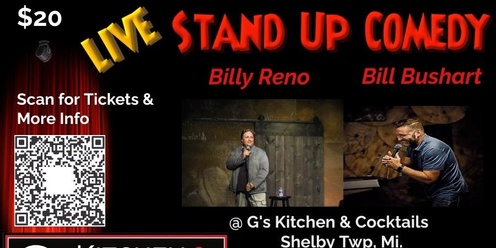 Comedy Night @ G's Kitchen & Cocktails