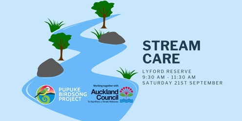 Lyford Reserve Stream Care for Flood Readiness