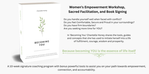 Australian-Wide Tour for "Becoming You" by Chantelle Honey - Women's Empowerment Workshop, Sacred Facilitation, and Book Signing