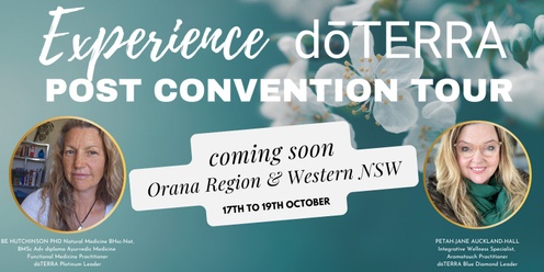 Experience dōTERRA Post Convention Tour (Coonabarabran)