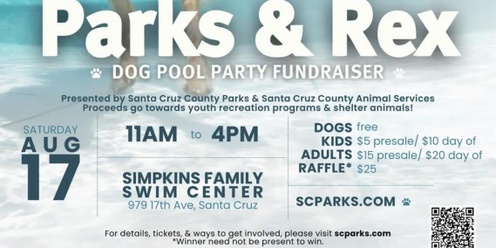 Parks & Rex: Dog Pool Party Fundraiser