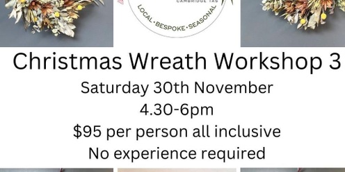 Christmas Wreath Workshop 3