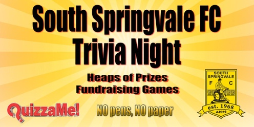 South Springvale FC Trivia Night